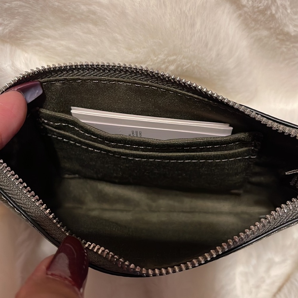 Coach Corner Wristlet Wallet Leather - Picture 7 of 7